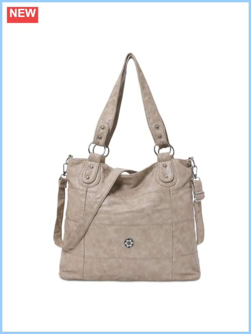 Vegan Leather Hobo Purses for Women Striped Lattice Cross Body Shoulder Bag